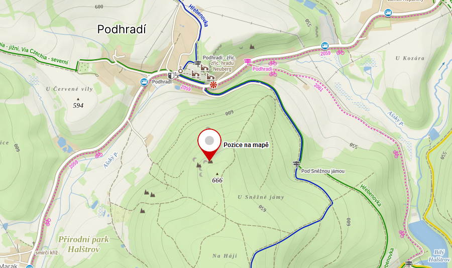 Ferrata Aš mapa 1